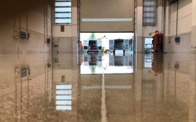 Levigatura e lucidatura pavimento cemento a Vicenza